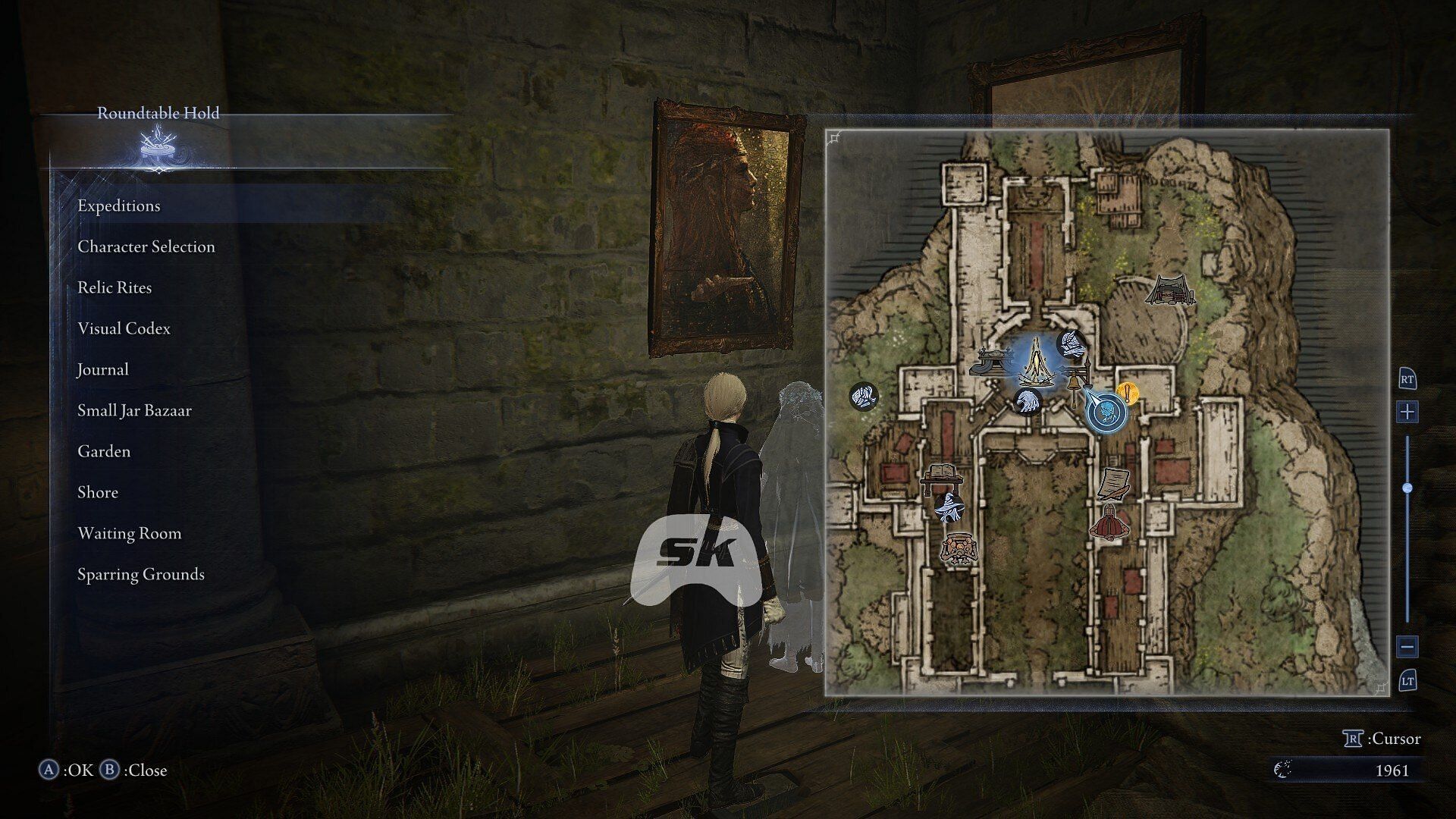 Go to the Relic Rite menu at the Round Table between expeditions and slot them in (Image via Sportskeeda Gaming // FromSoftware)